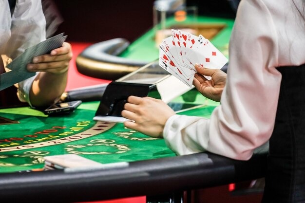 Multi-game dashboard showing live tables and slot options